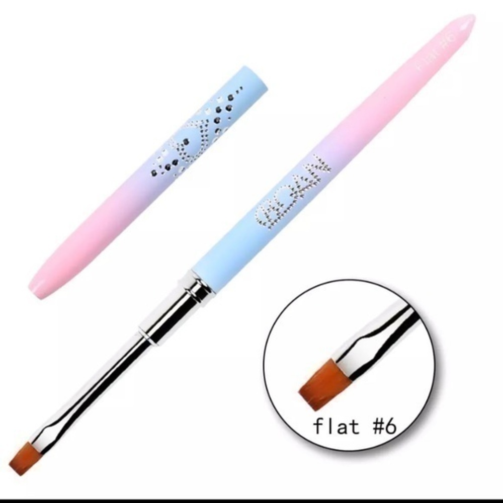Flat #6 gel brush